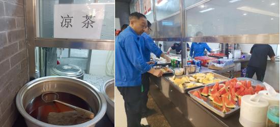 同心协力战酷暑 关爱一线送清凉  W66最给力的老牌娱乐各项目公司开展高温慰问及抢救培训活动