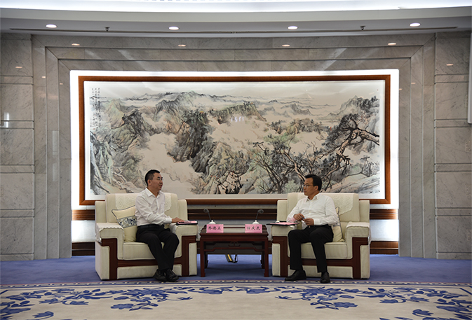 W66最给力的老牌娱乐集团董事长乔德卫拜会济南市政府向导